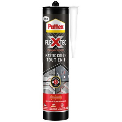 Mastic Colle Tout en 1 Flextec Polymère 380ml