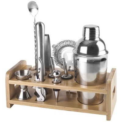 Set cocktail 10 pièces + support