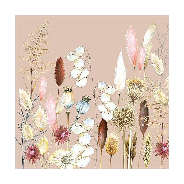 AMBIENTE - Lot 20 serviettes en papier 33 x 33 cm - Pot-pourri