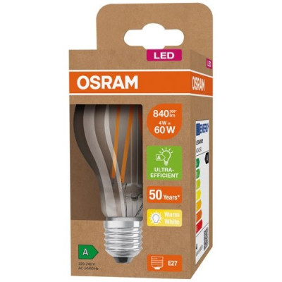Led standard clair filament 4w e27 blanc chaud