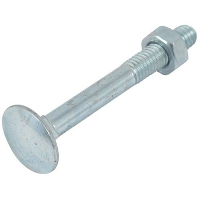 Boulons trcc 7 l45mm zingue blanc x8