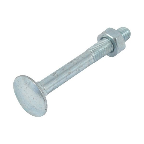 AFBAT - Boulons trcc 7 l45mm zingue blanc x8