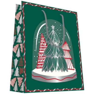 Sac cadeau boules de noel 2613x32cm