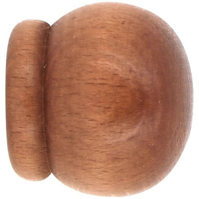 embout bois anglais Ø28mm à visser merisier x2