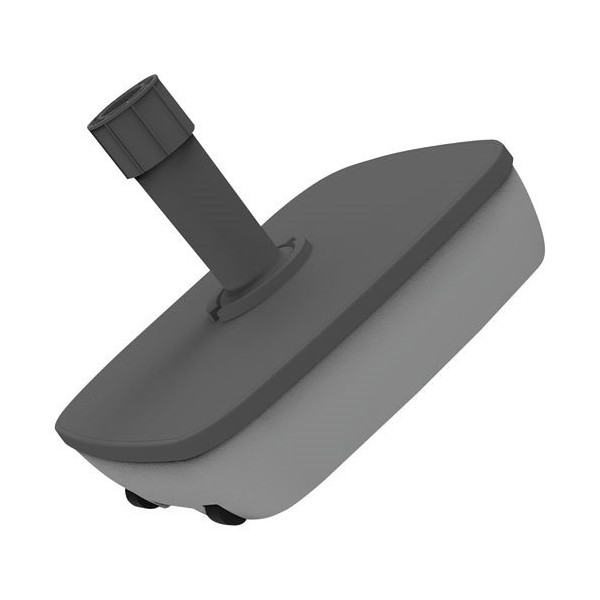 EDA - Pied de parasol carré 25l à remplir gris béton