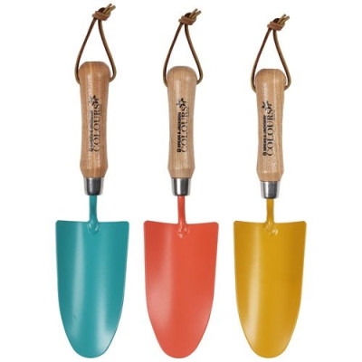 Transplantoir colours manche bois assortis