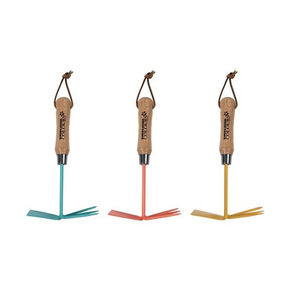 SPEAR & JACKSON - Serfouette à fleurs panne et fourche colours manche bois as