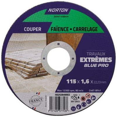 Disque à tronçonner extrême carrelage 115x1.6x22.2