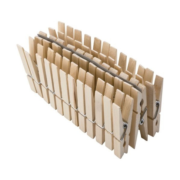 MONDEX - Pince linge bois sachet de 36 75x9