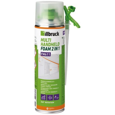Mousse expansive polyurethane 2en1 tout sens FM611 500ml