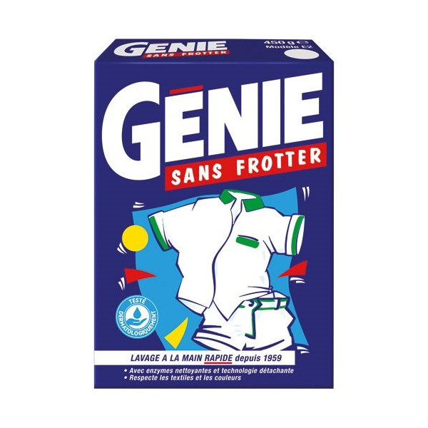 GENIE - Lessive main Génie sans frotter 450g