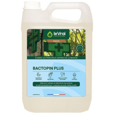 Nettoyant Désinfectant Bactopin Plus Prêt à l'Emploi 5L