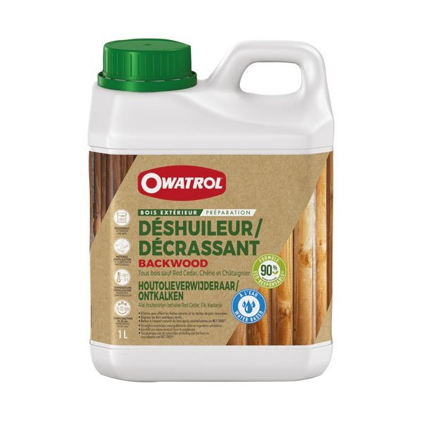 OWATROL - Backwood déshuileur décrassant biosourcé 1l