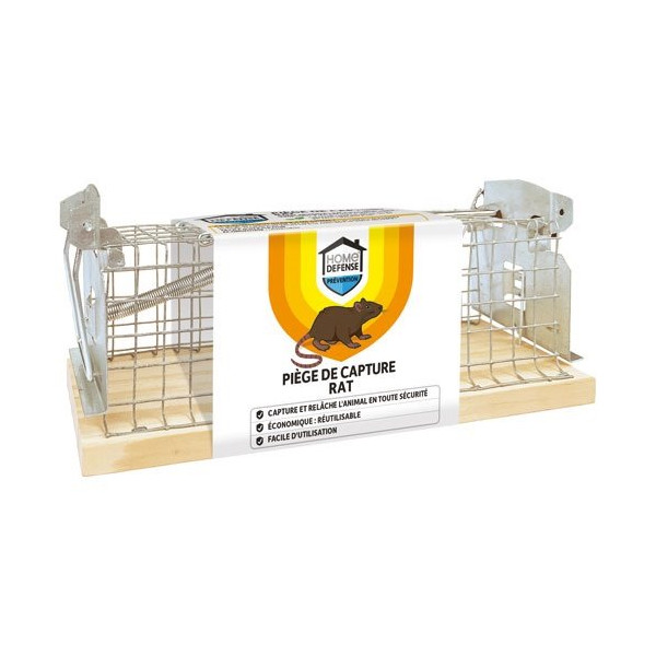 HOME DEFENSE - Piège de capture rats