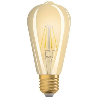 1906 Edison LED clair filament variable or 6.5W E27 chaud