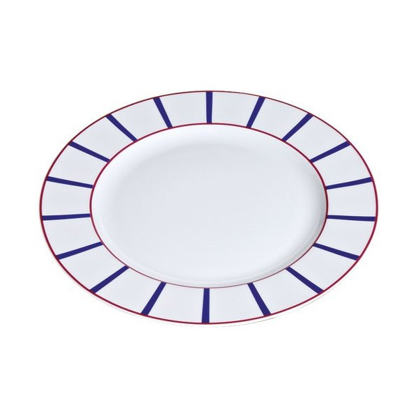 NOVA STYL - Plat rond 32 cm - Basque Bleu