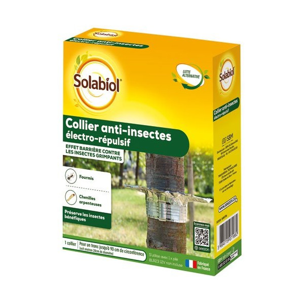 SOLABIOL - Collier anti-insectes électro répulsif