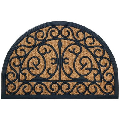Tapis cuba 40x60 cm demi lune volutes