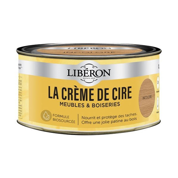 LIBERON - Crème de cire pâte incolore 0.5 l