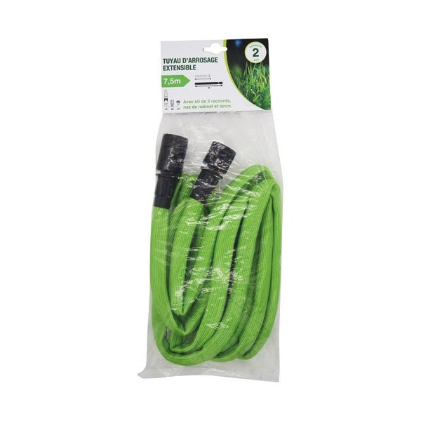 FITT - Tuyau extensible No Name 7.5m vert