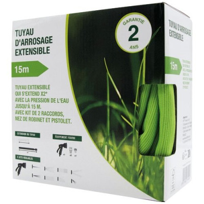 Tuyau extensible No Name 15m vert