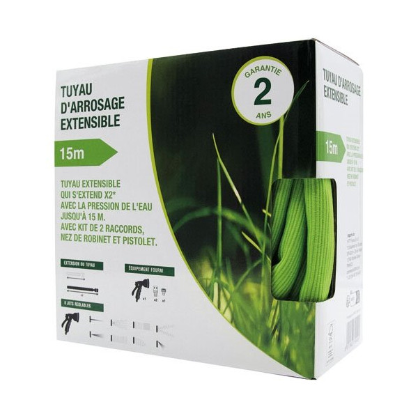 FITT - Tuyau extensible No Name 15m vert