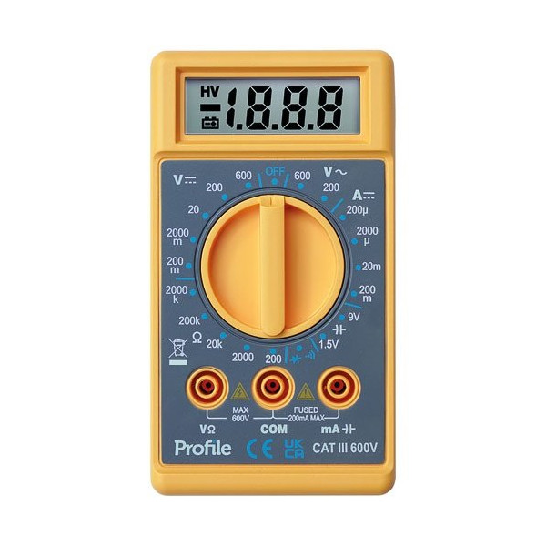PROFILE  - Multitesteur digital start cat3 500v