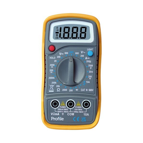 PROFILE  - Multitesteur digital base cat3 600v