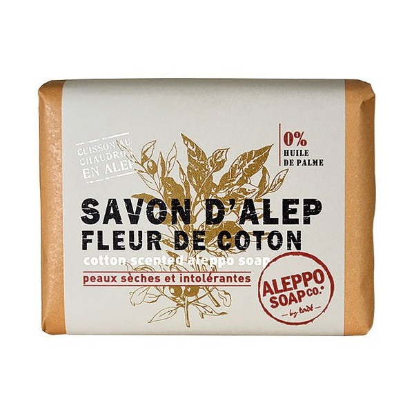 TADE - Savon d'Alep fleur de coton 100 g
