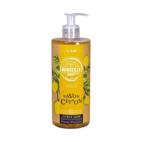 TADE - Savon de Marseille liquide citron Ecocert 500 ml