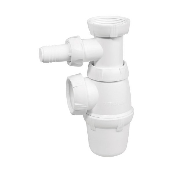 WIRQUIN - Siphon d'évier avec prise machine a laver