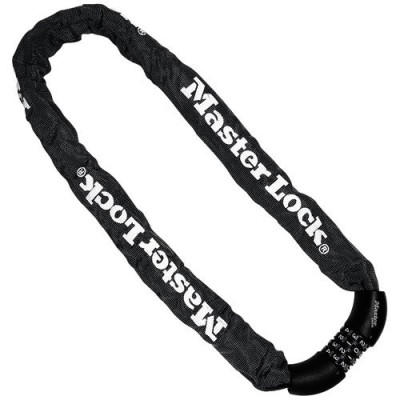 Antivol Chaine acier 90cm x8mm avec serrure programmable