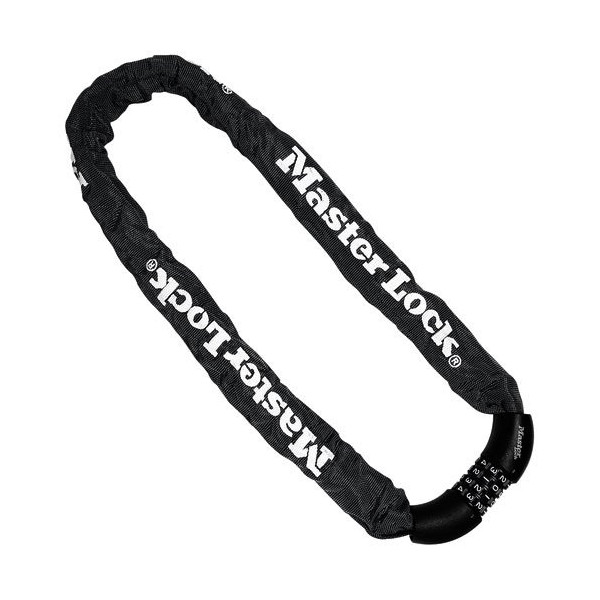 MASTER LOCK - Antivol Chaine acier 90cm x8mm avec serrure programmable