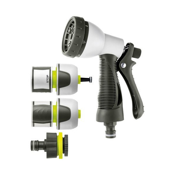 TECHN - Kit avec pistolet multifonctions raccords universel ø13-19mm