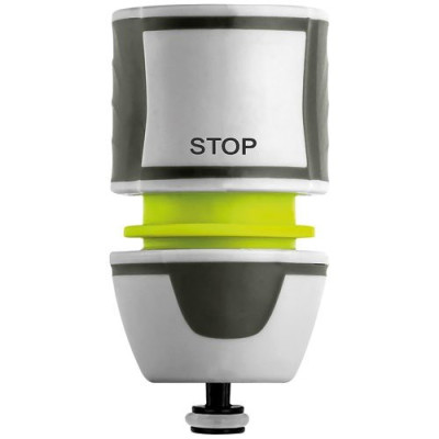 Raccord aqua stop plastique ø15 mm bimatière