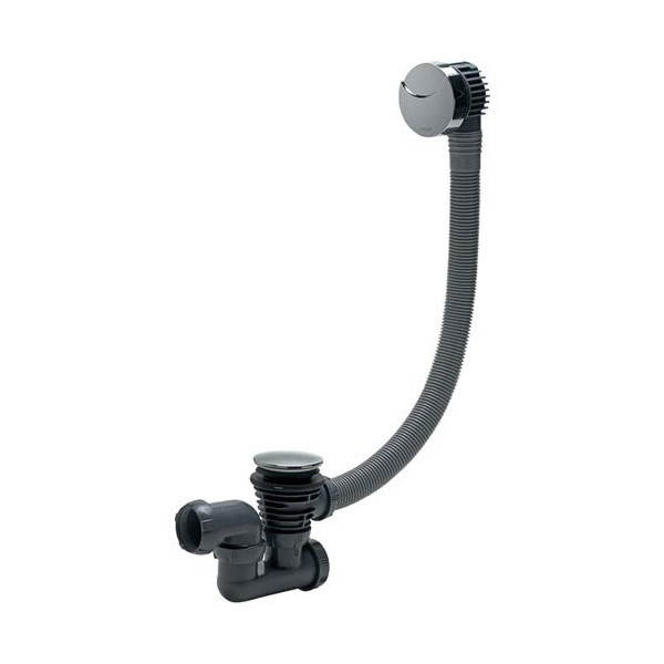 WIRQUIN - Vidage baignoire complet bonde et trop plein longeur 700mm