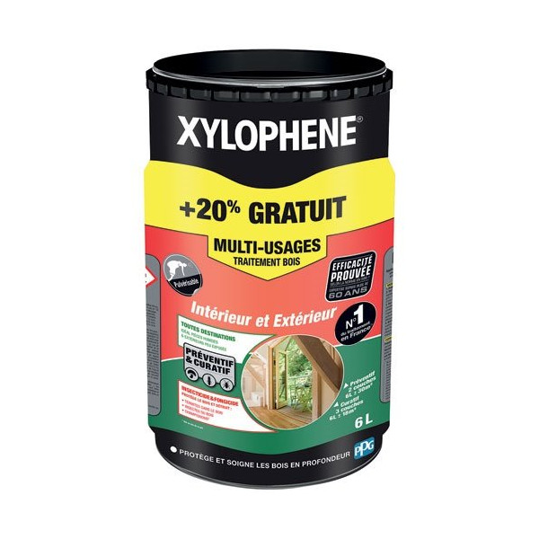 XYLOPHENE - Traitement multi usages 5 L + 1 L sans propiconazole