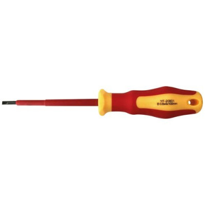 Tournevis bimatière/chrome éléctrien isolé sl0.8 4 x 10