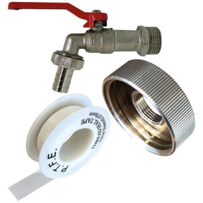 Raccord laiton pour cuve IBC et robinet puisage