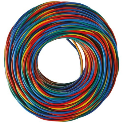 Câble Trifacil 3g1.5 VU 10 m rouge bleu violet