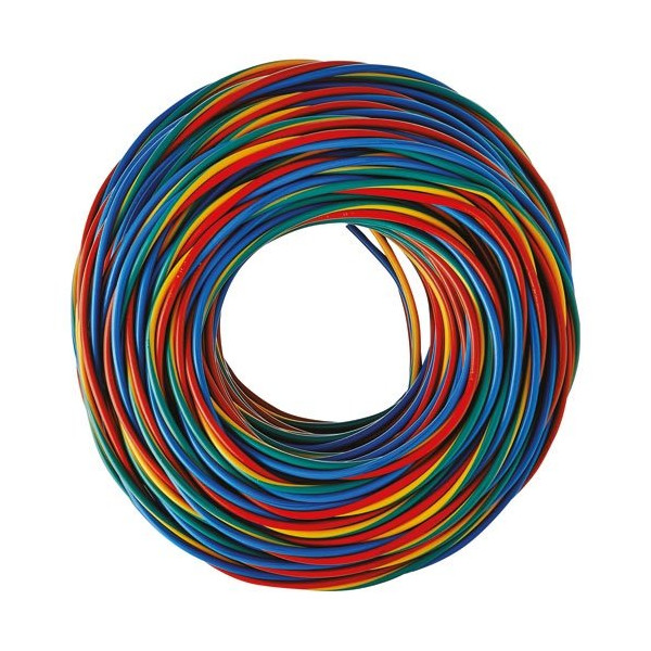 ELECTRALINE - Câble Trifacil 3g1.5 VU 10 m rouge bleu violet