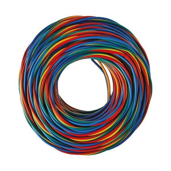 ELECTRALINE - Câble Trifacil 3g2.5 VU 10 m rouge bleu violet