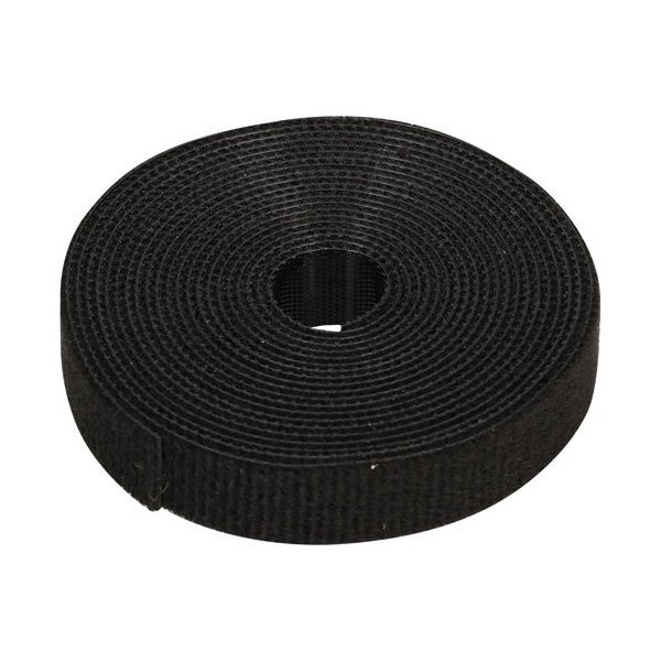ELECTRALINE - Ruban Velcro gain cache câble 3 m noir
