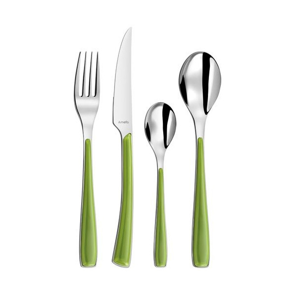 AMEFA - Ménagère 24 pièces Verte - Alizé