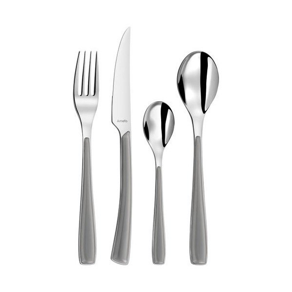 AMEFA - Ménagère 24 pièces Grise - Alizé