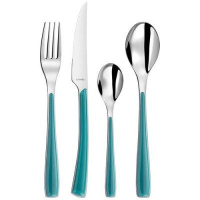 Ménagère 24 pièces Turquoise - Alizé