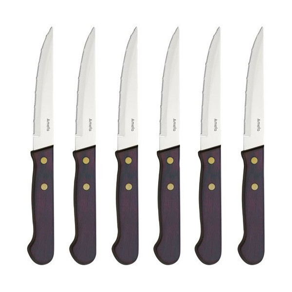 AMEFA - Coffret 6 couteaux à steak - Arizona