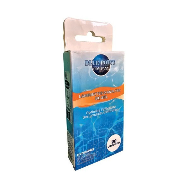 BLUE POINT COMPANY - Trousse 20 languettes d'analyse de sel
