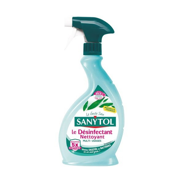 SANYTOL - Désinfectant nettoyant multi-usage eucalyptus 500 ml