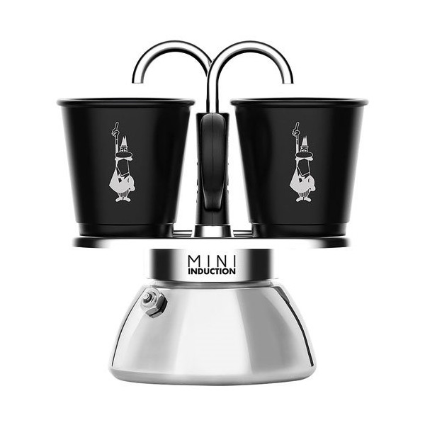 BIALETTI - Set cafetière italienne 2 tasses - Mini Express Induction
